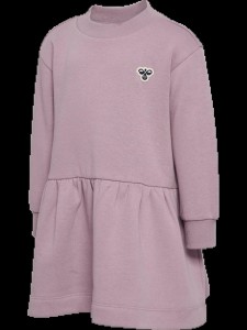 hummel hmlMINI LOOSE DRESS BEE — miękka sukienka dresowa
