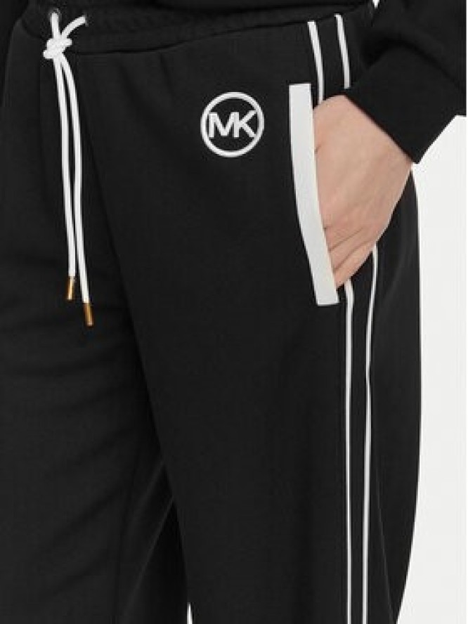 MICHAEL Michael Kors Spodnie dresowe MR630Y0K8N Czarny Regular Fit