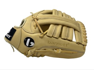 Rękawice baseballowe skórzane FL-130 REG beżowe, praworęczne