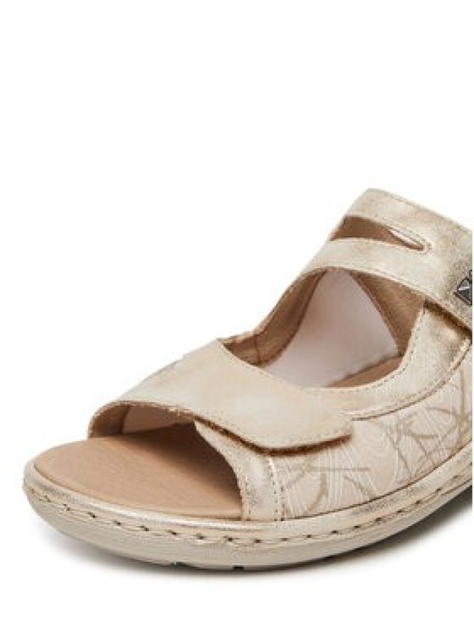 Remonte Sandały D7647-94 Złoty