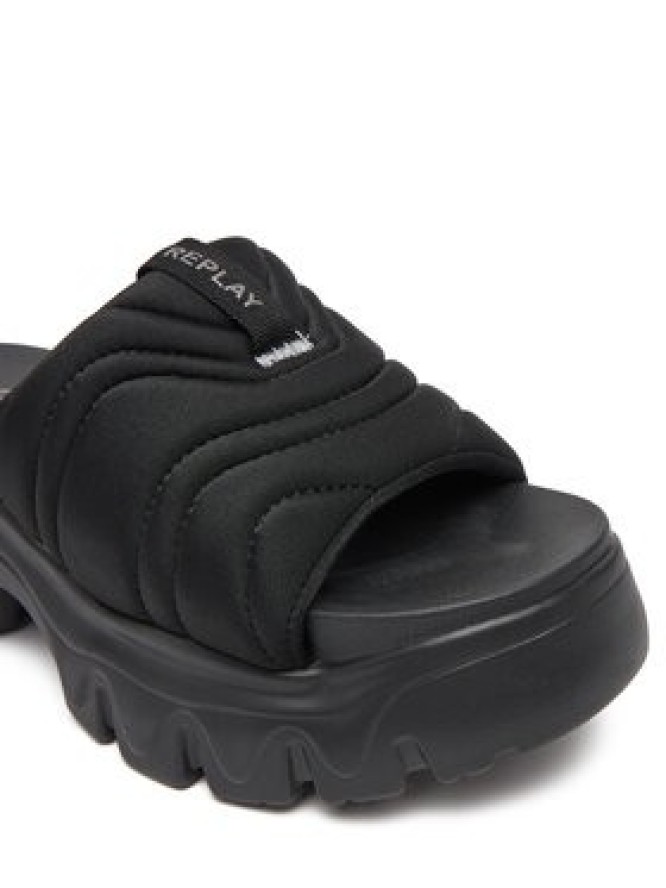 REPLAY Klapki GWSA6.000.C0005T Czarny