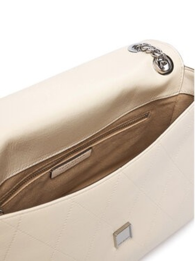 Tory Burch Torebka Charlie Quilted Shoulder Bag 185828 Beżowy
