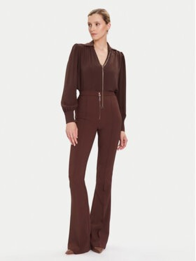 Rinascimento Bluzka CFC0125721003 Brązowy Regular Fit