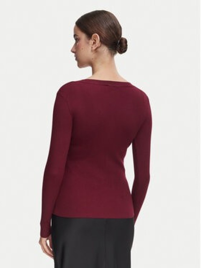 Morgan Bluzka 261-MBANBIN Bordowy Slim Fit