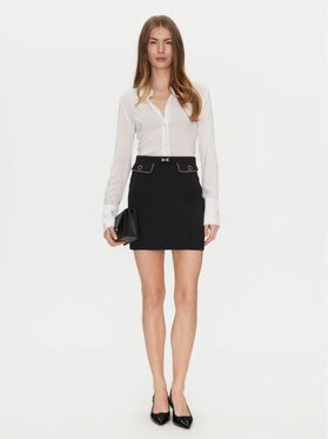 Elisabetta Franchi Spódnica mini GO-T03-51E2 Czarny Regular Fit