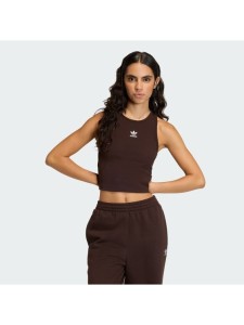 adidas Top Essentials KD3821 Brązowy Slim Fit