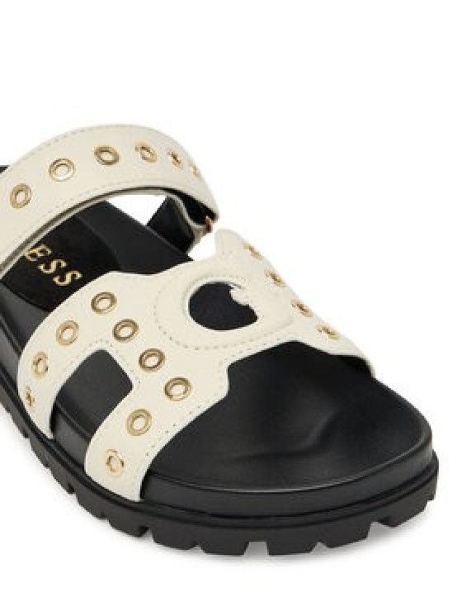 Guess Klapki FLPFAS ELE03 Écru