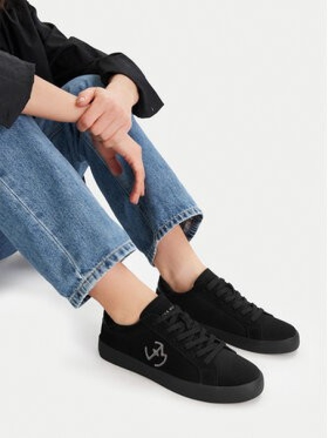 Eva Minge Sneakersy EO-ELLA-WSDR13670-1 Czarny