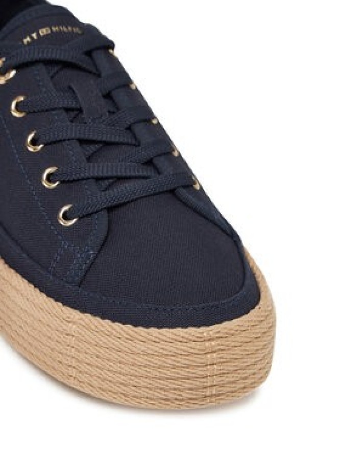 Tommy Hilfiger Espadryle Vulc Espadrille Sneaker FW0FW08404 Granatowy