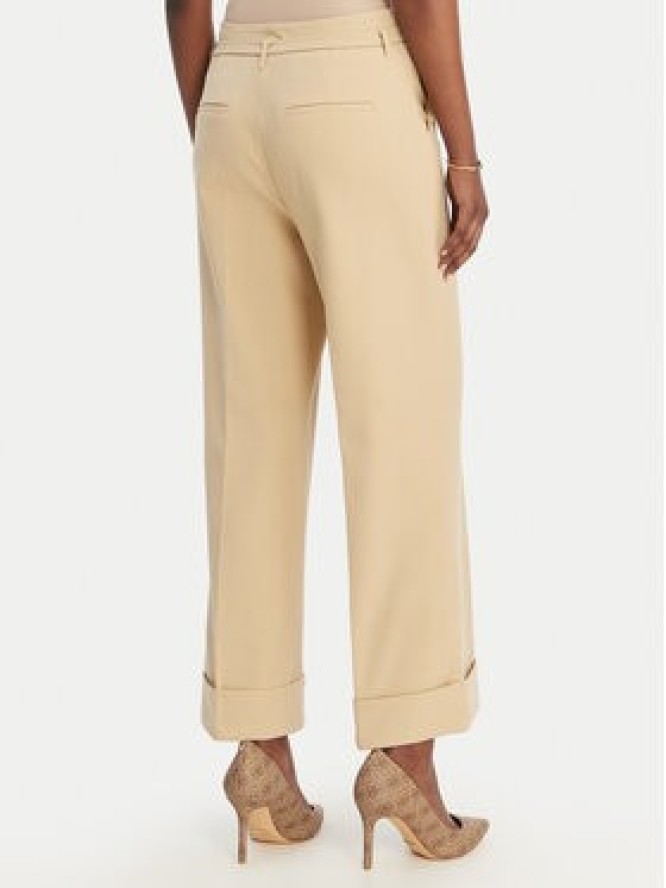 Guess Spodnie materiałowe W6GB17 W1894 Brązowy Regular Fit