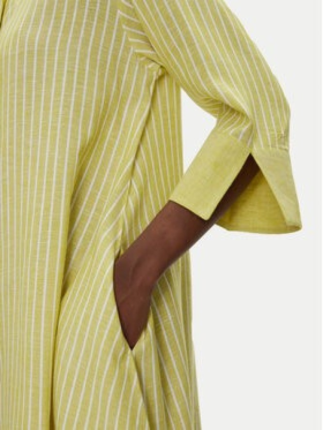 Iconique Sukienka koszulowa IC25-026 Zielony Relaxed Fit