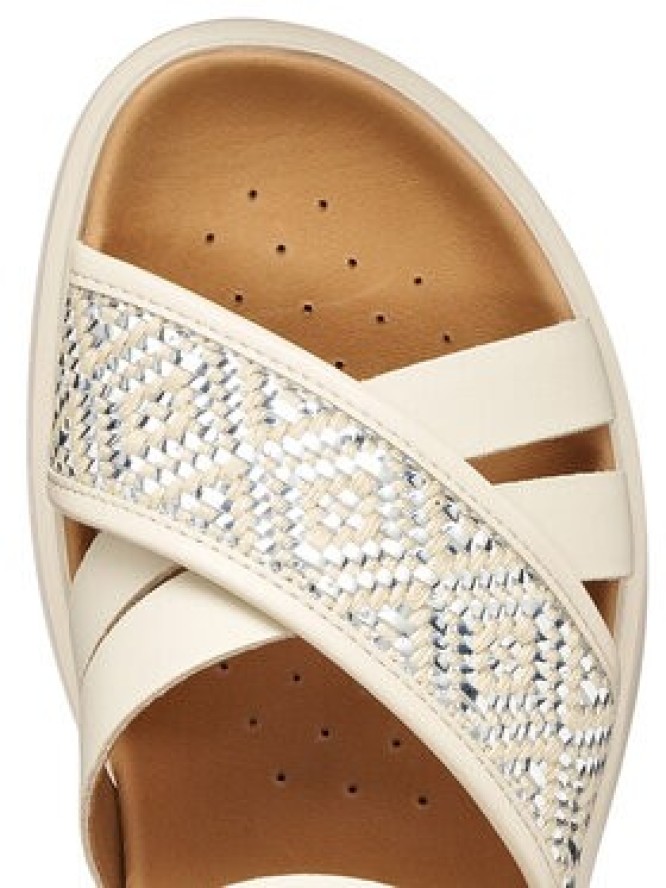 Geox Sandały D Xand 2S D65PAB 09B11 C1122 Écru