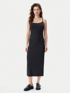 Calvin Klein Jeans Sukienka letnia Logo J20J225288 Czarny Slim Fit