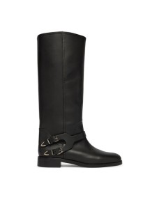 PINKO Oficerki Cheval 02 SD0635P001 Czarny