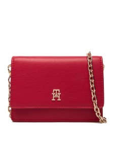 Tommy Hilfiger Torebka Th Icon Card Holder W/Chain AW0AW18248 Czerwony