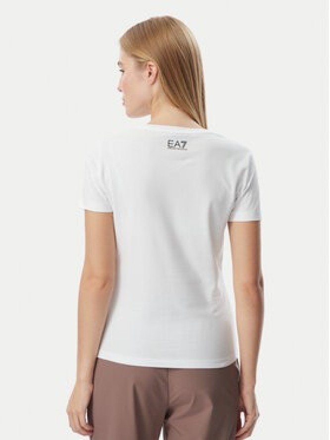 EA7 Emporio Armani T-Shirt 7W001445 AF10373 U0002 Biały Regular Fit