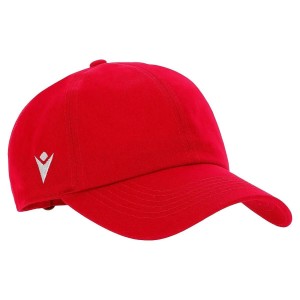 Czerwona czapka baseballowa Macron Dart (x5)