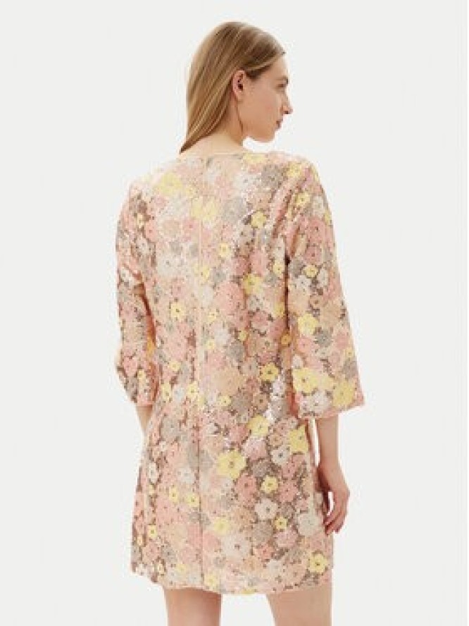 Bruuns Bazaar Sukienka koktajlowa Alternifolius BBW4520 Kolorowy Regular Fit