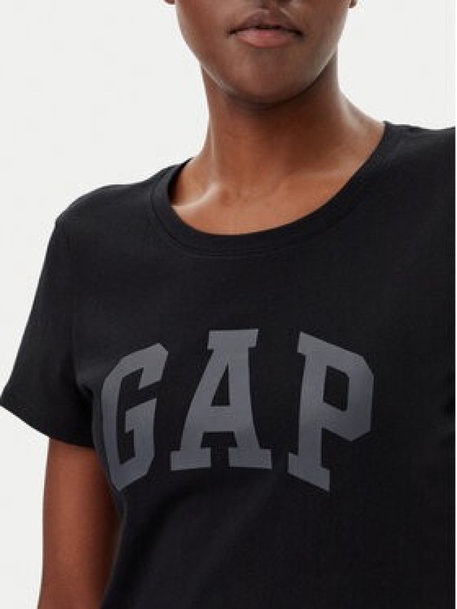 Gap T-Shirt 729555-06 Czarny Regular Fit