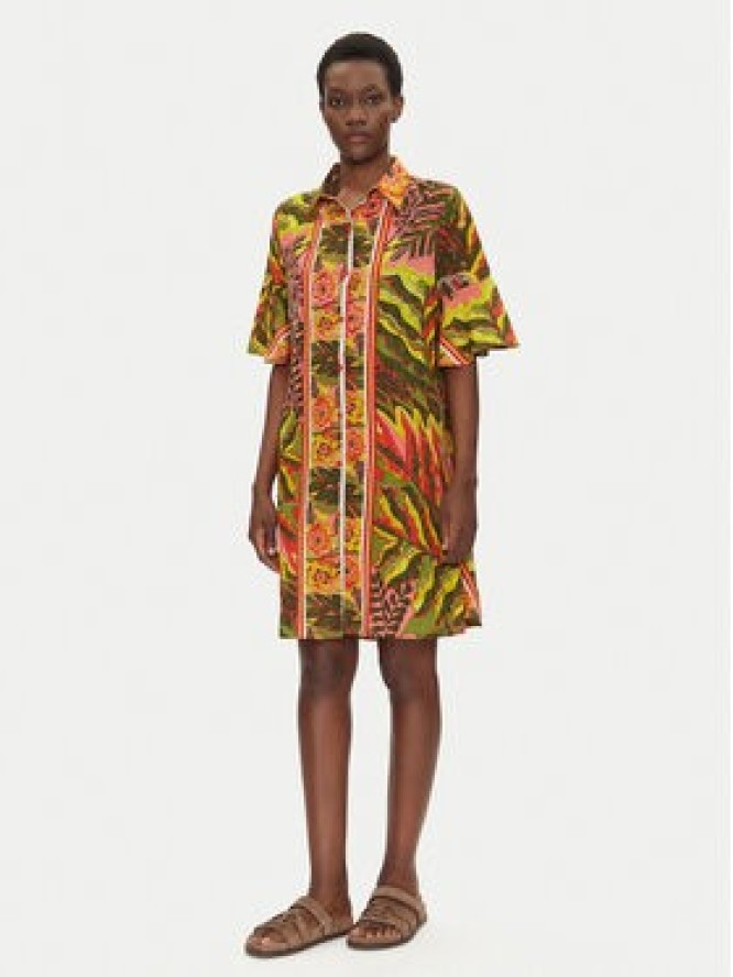 Iconique Sukienka koszulowa IC25-102 Kolorowy Relaxed Fit