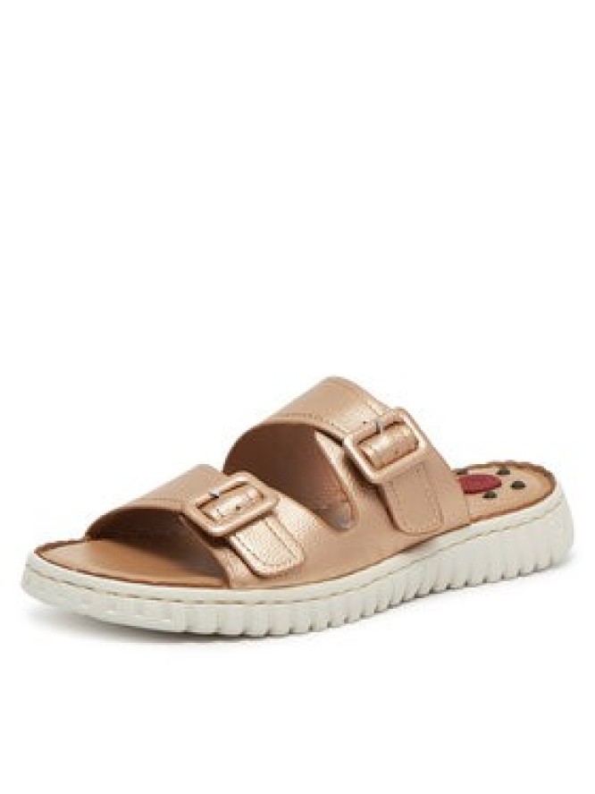 Go Soft Klapki LA3J9143-1 Złoty