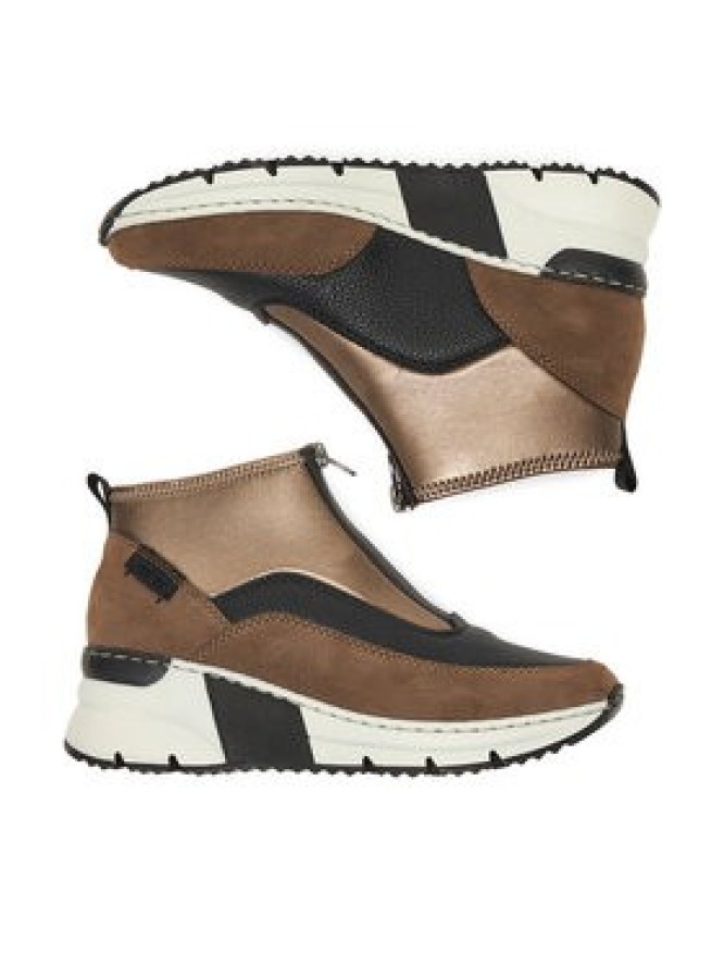 Rieker Sneakersy N6352-25 Brązowy