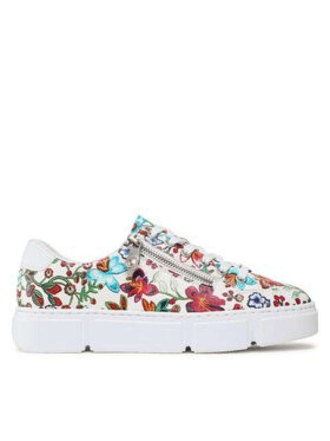 Rieker Sneakersy N59L1-90 Biały