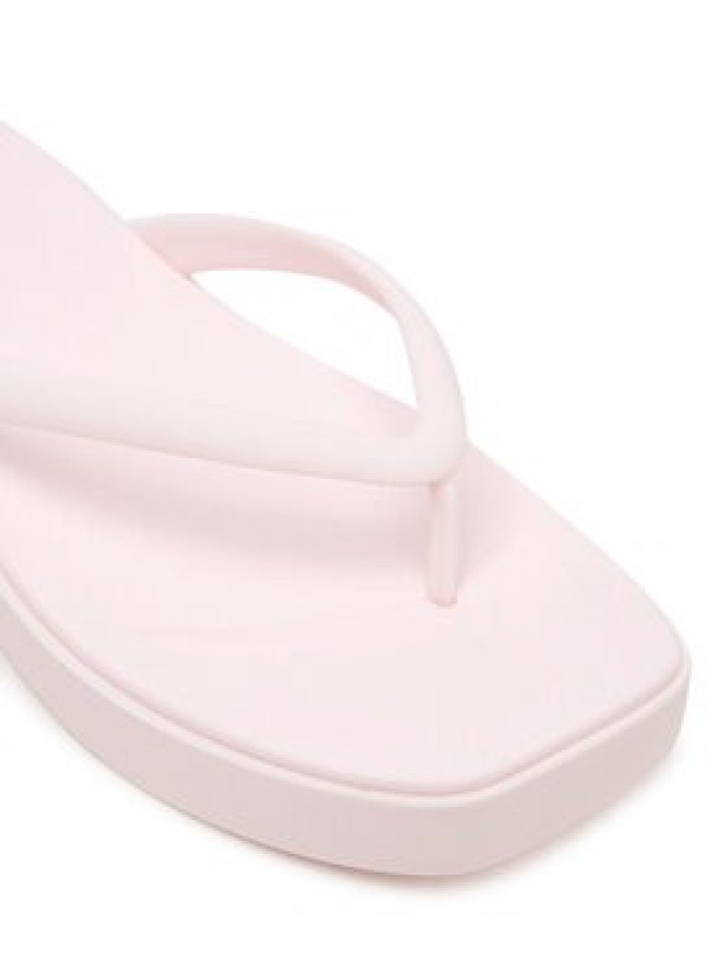 Crocs Japonki Miami Square Flatform Flip 214161 Różowy jasny