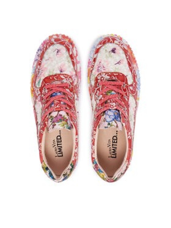 Laura Vita Sneakersy Soleno 03 Czerwony