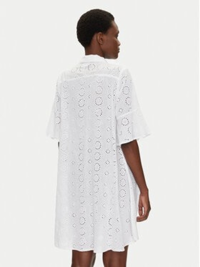 Iconique Sukienka koszulowa IC25-006 Biały Regular Fit