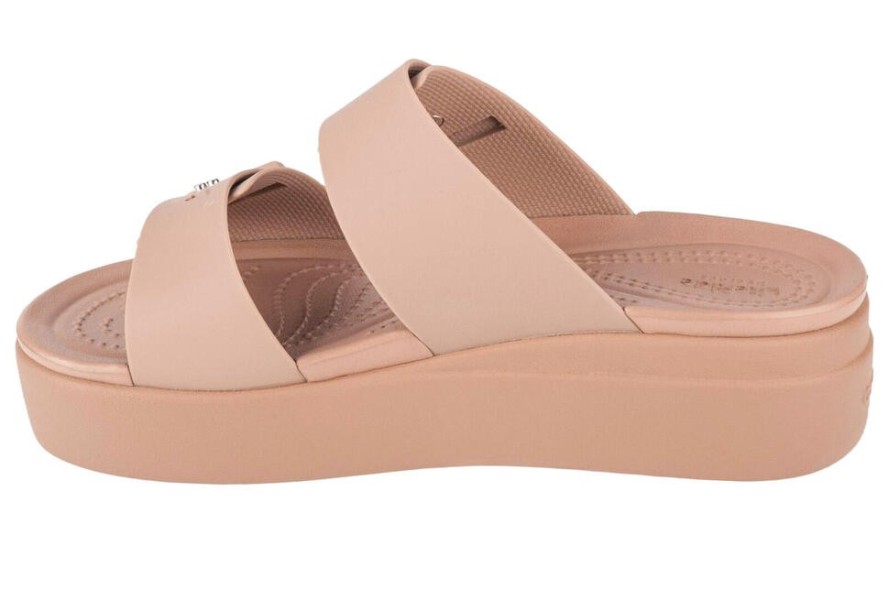 Klapki damskie Crocs Brooklyn Low Wedge