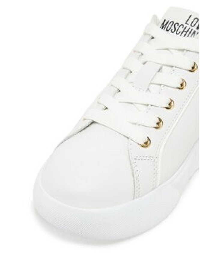 LOVE MOSCHINO Sneakersy JA15054G1MIA410A Biały