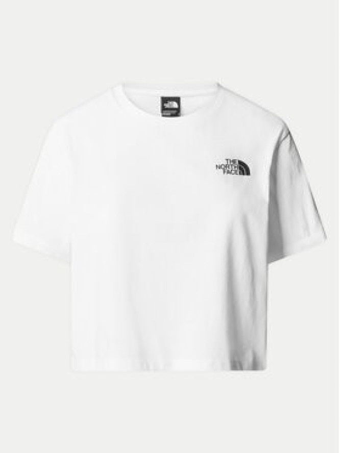 The North Face T-Shirt Simple Dome NF0A87U4 Biały Relaxed Fit