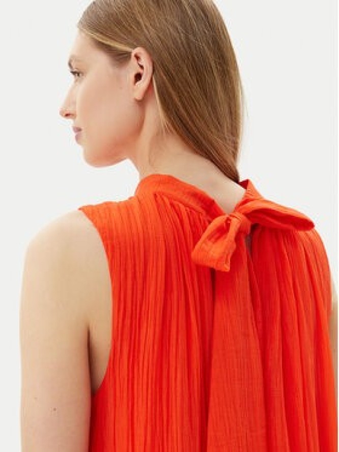 YAS Sukienka letnia Twigsy 26037703 Czerwony Relaxed Fit