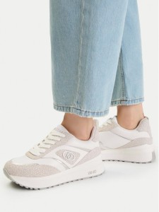 Liu Jo Sneakersy Maxi Wonder 97 BA6007 PX808 Biały