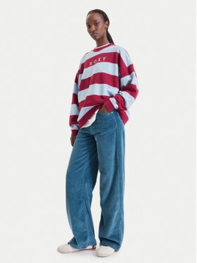 Roxy Spodnie materiałowe Surf Crush ERJNP03727 Niebieski Relaxed Fit