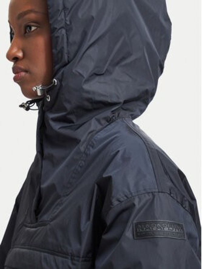 Napapijri Kurtka anorak Rainforest Optique W NP0A8AHA4001 Czarny Oversize