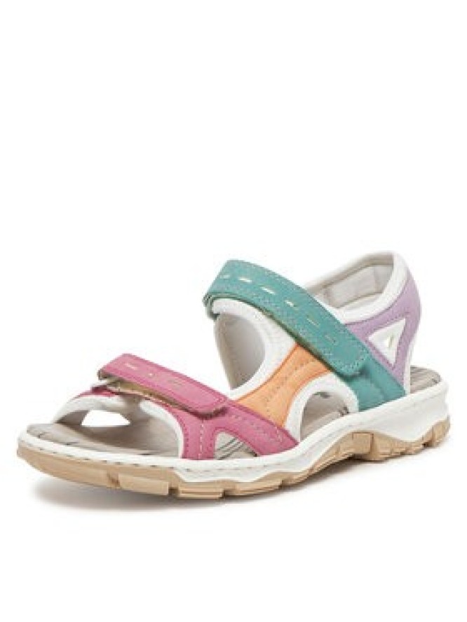 Rieker Sandały CEO-68866-92 Różowy