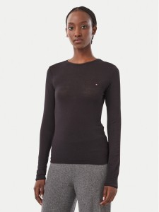 Tommy Hilfiger Bluzka UW0UW06611 Czarny Slim Fit