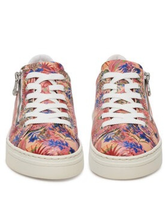 Rieker Sneakersy N6401-90 Różowy