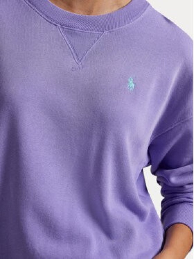 Polo Ralph Lauren Bluza 211971690006 Fioletowy Relaxed Fit