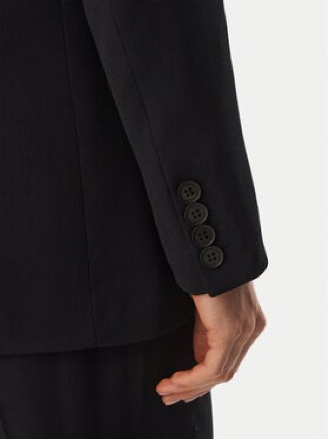 KARL LAGERFELD Marynarka B4W14019 Czarny Regular Fit