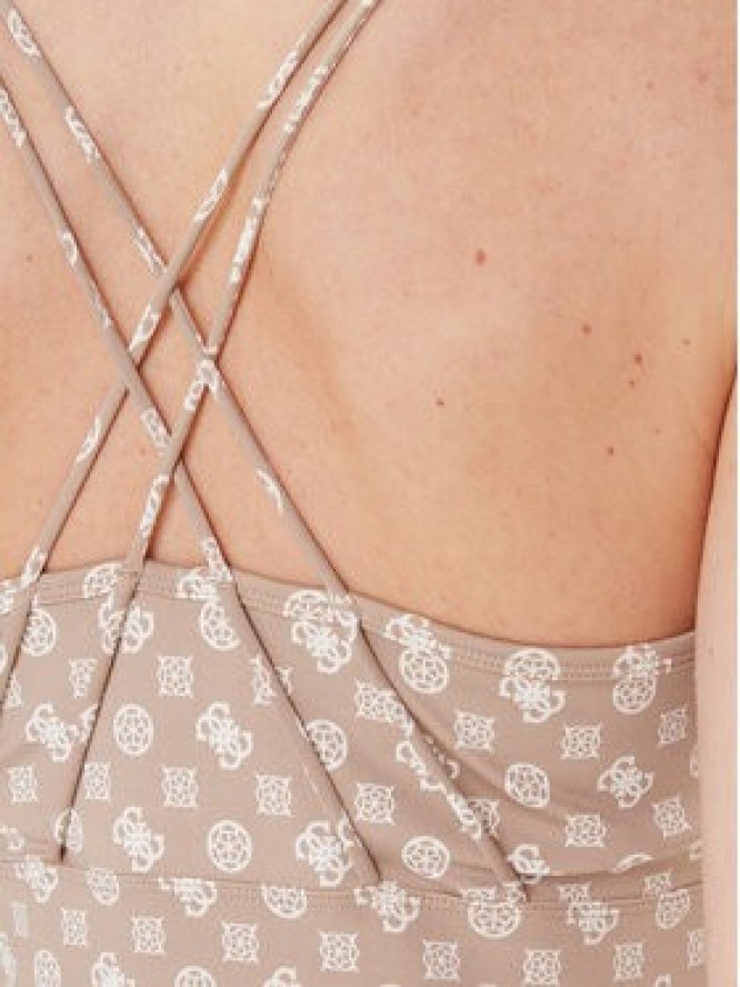 Guess Top V5YP11 MC03W Beżowy Slim Fit