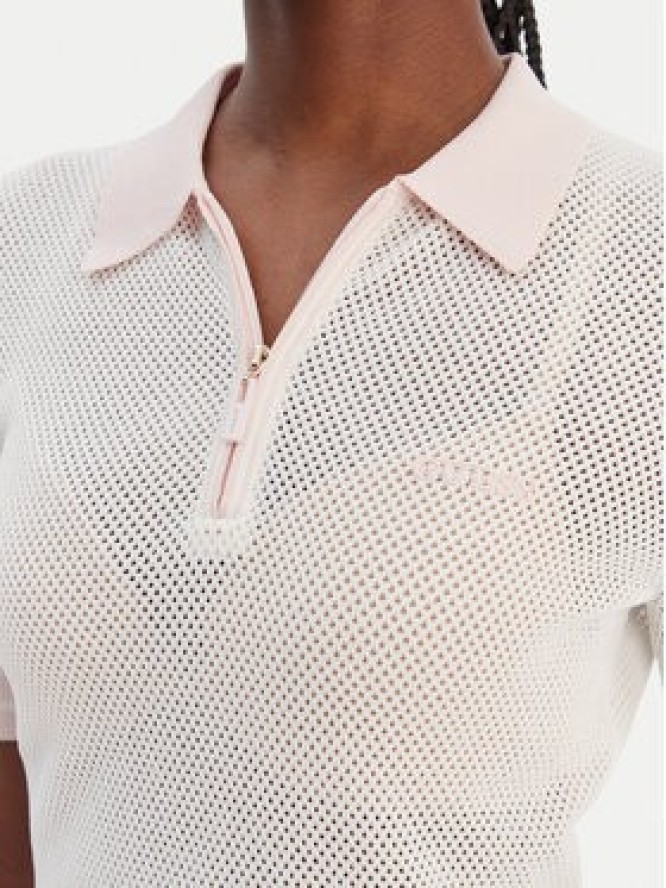 Guess Polo V6GR04 Z0725 Biały Regular Fit