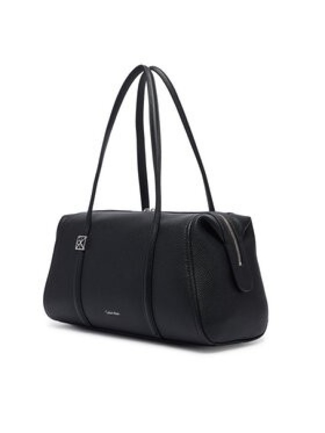 Calvin Klein Torebka Emblem Hw Pebble Doctor Shoulder LV04F3614G Czarny