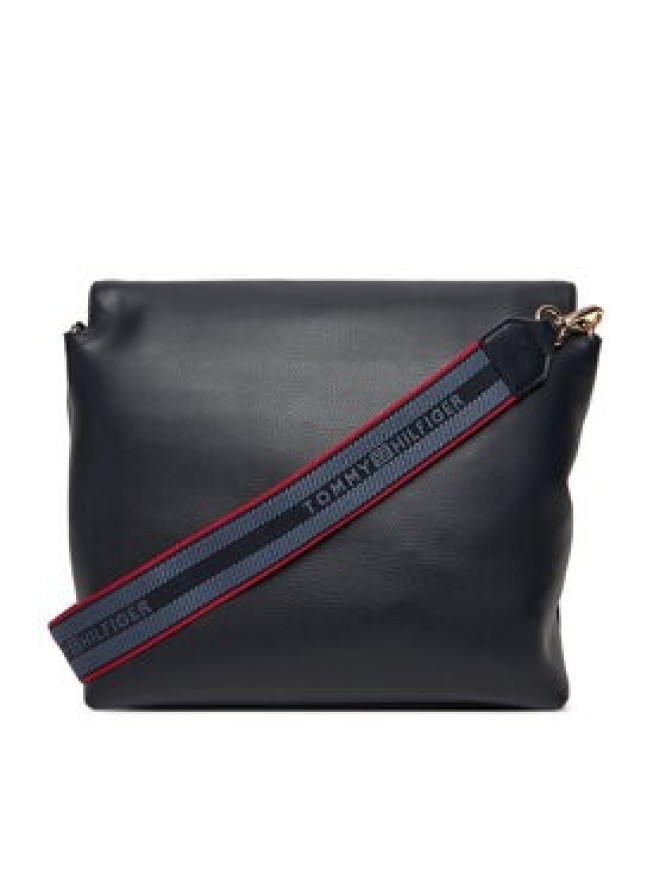 Tommy Hilfiger Torebka Th Logotape Med Crossover AW0AW17692 Granatowy