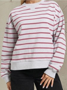 Bluza w paski - wielobarwny