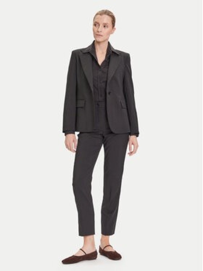 Weekend Max Mara Spodnie materiałowe Canon 2525136171 Czarny Slim Fit