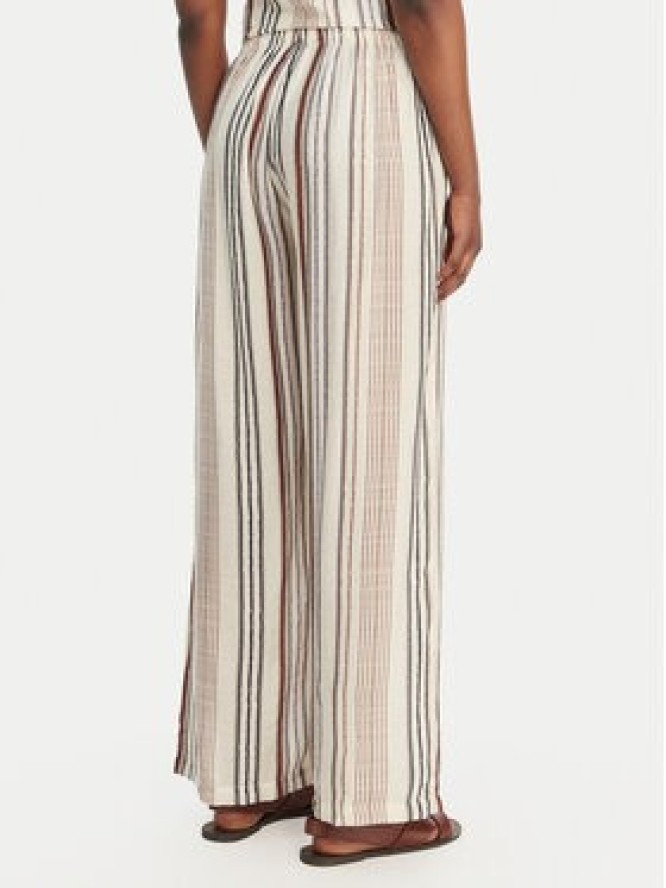 Eleh Spodnie materiałowe SS260132 Écru Relaxed Fit