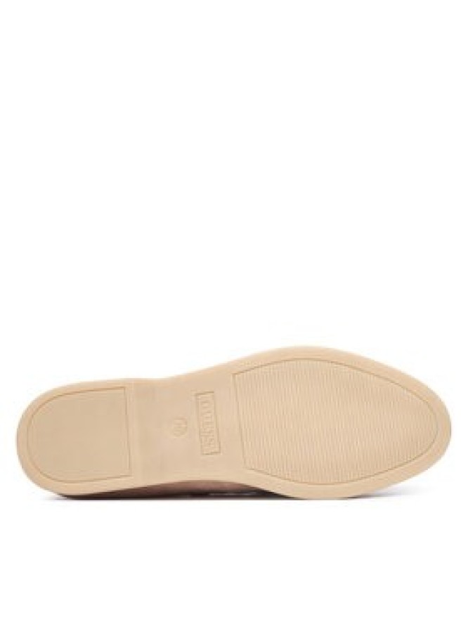 Guess Loafersy Aryanai FLTNAI SUE14 Beżowy jasny